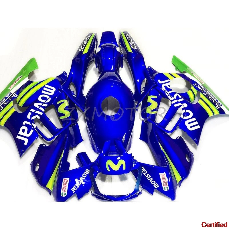 Superior fairings For HONDA CBR 600 F3 1997 1998 Advanced Blue Green ABS Plastic CBR600 cbr 600 97 98 Fairing Kit VD60