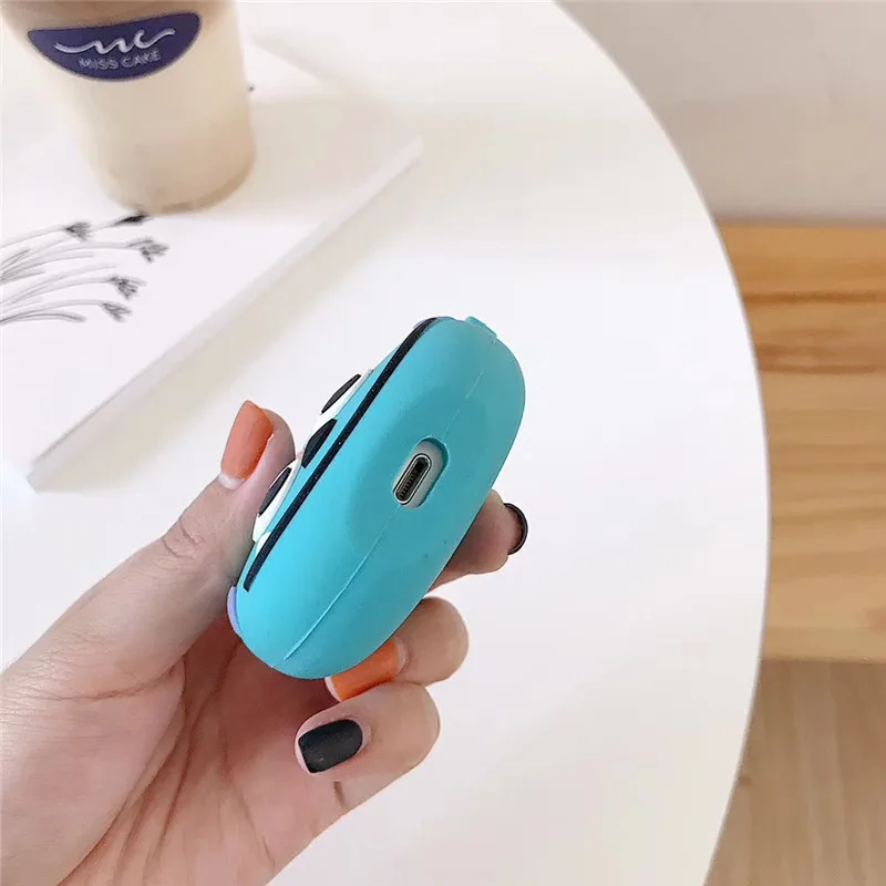 Disney Cartoon Monsters Sulley Mike Silicone Cases For Airpods1 2 3 Protective Bluetooth Wireless Earphone Cover For Airpods Pro