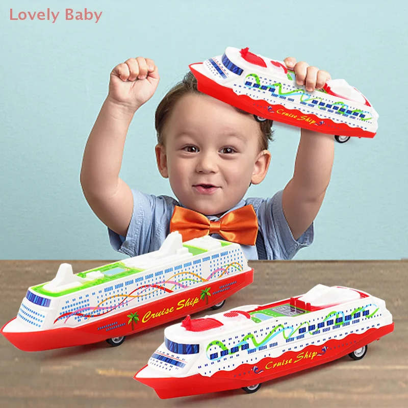 【BBS】ของเล่นเรือสำราญแบบดึงกลับ 1 ชิ้น ของสะสมเรือไอน้ำเลื่อนได้ ของเล่นเด็ก ของขวัญเด็ก เกมแปลกใหม่ ของเล่นตลก