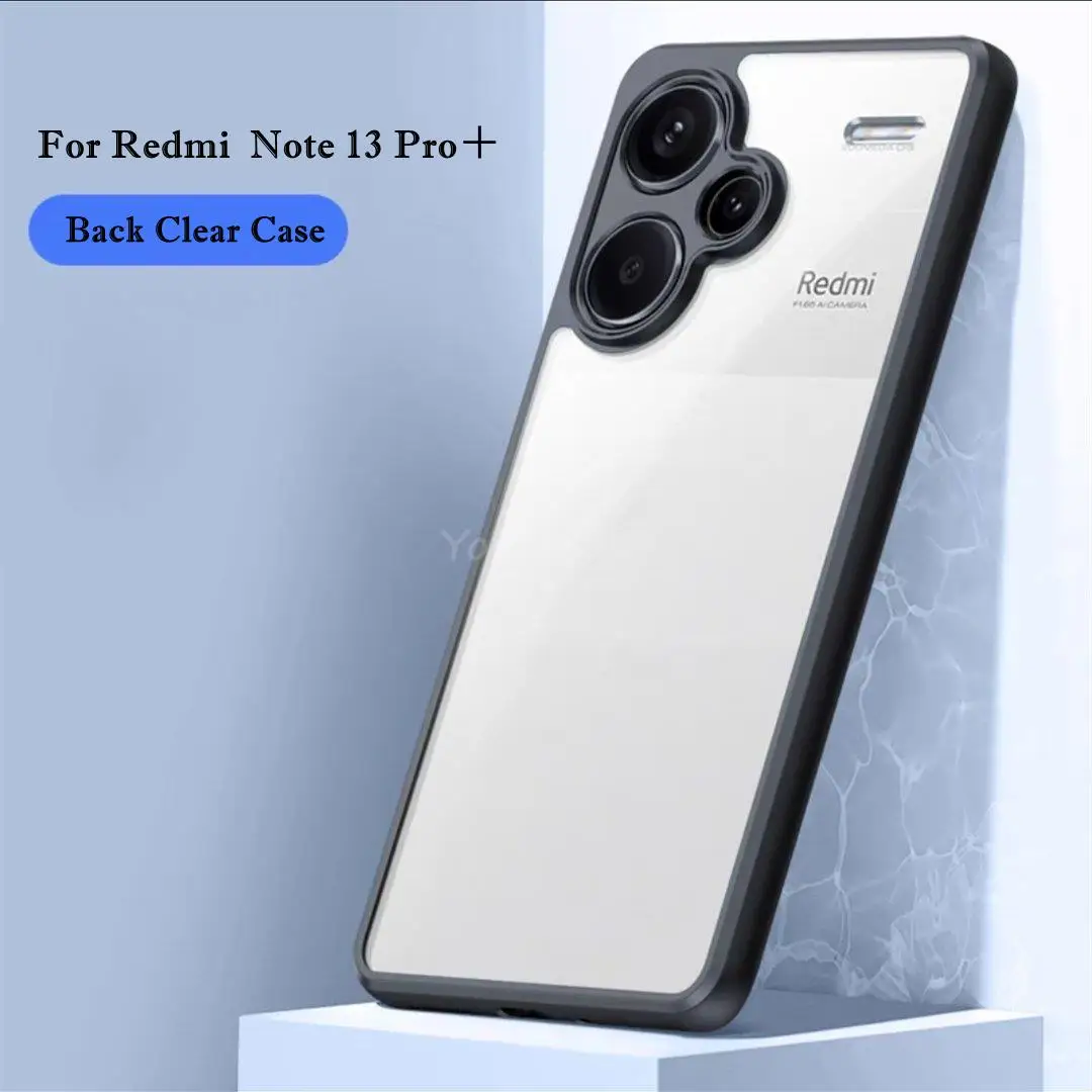 For Redmi Note 13 Pro Plus 5G Case Redmi Note 13  Pro+ Cover Funda Coque Hard Clear PC Shockproof Shell Redmi Note 13  Pro Plus