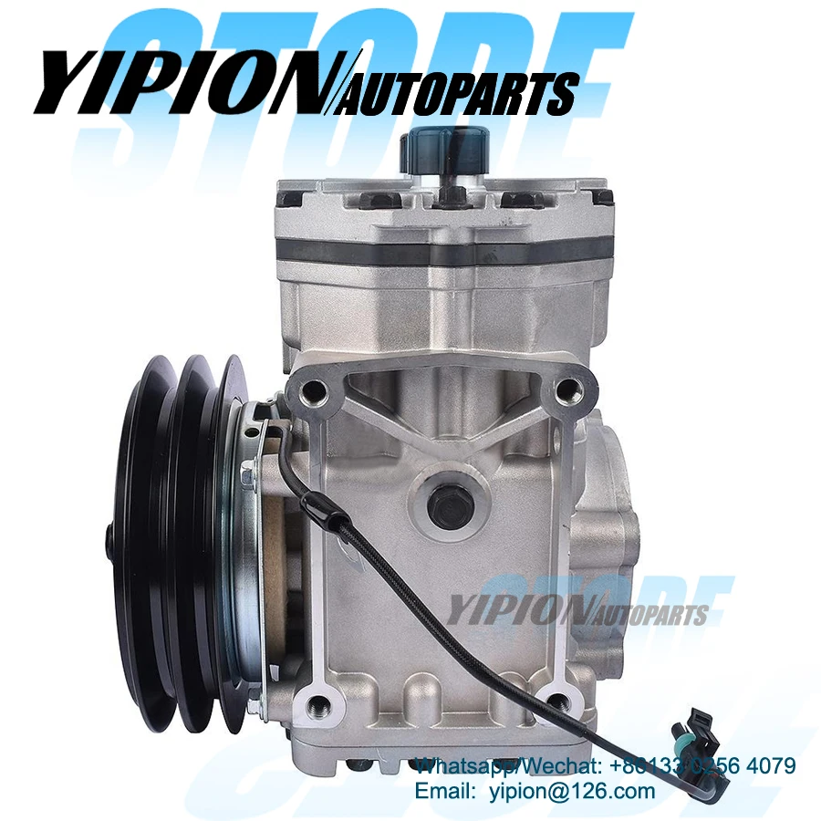 

AIr AC Compressor for York 210 for Freightliner Kenworth Peterbilt 2509450C91 ET210L ET210L25150 ER210L25149 3007120 3007171