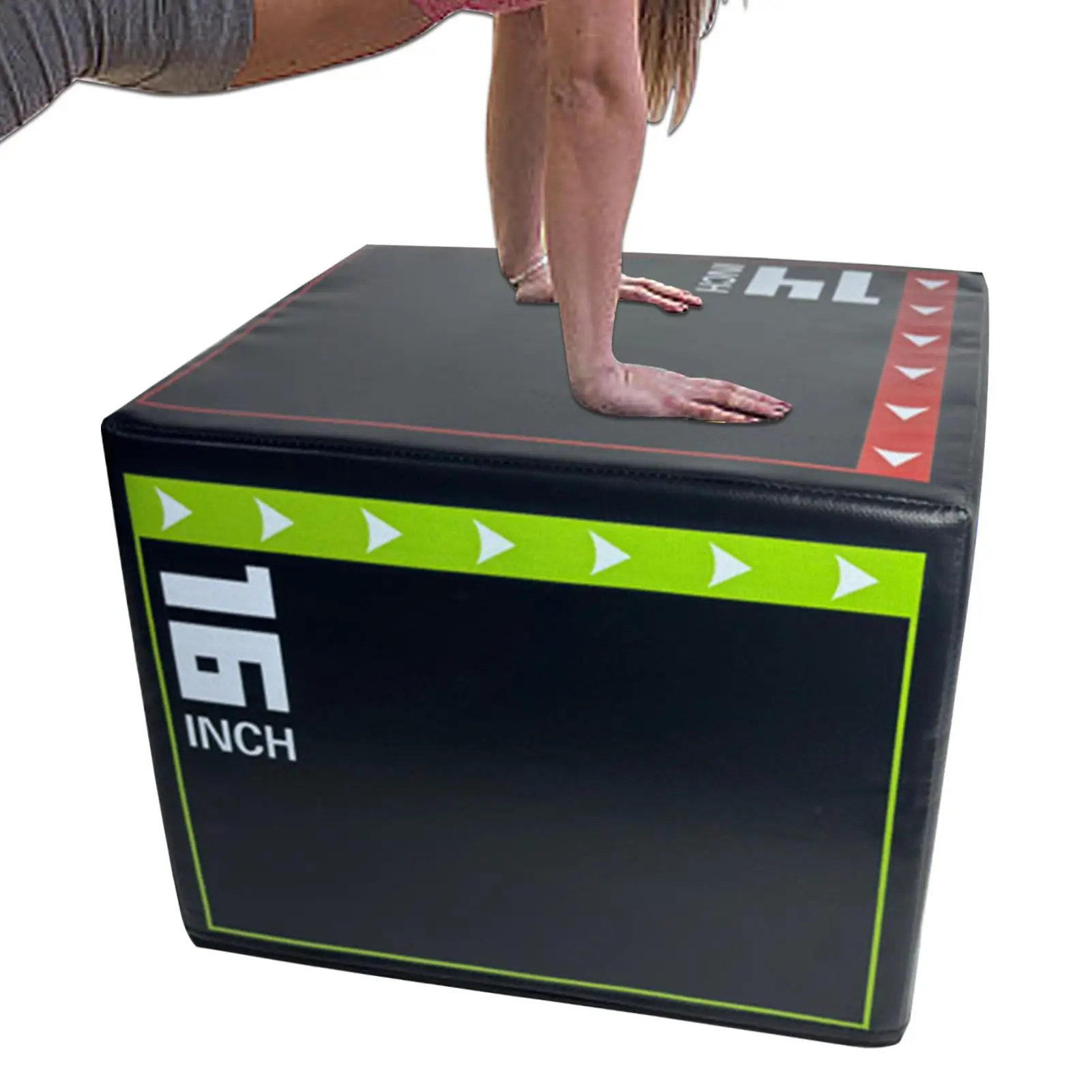 Jump Box Plyo Box High-Density Agility Box Conditioning Strength Training Dips Lunges For Home Gym Excerise Training