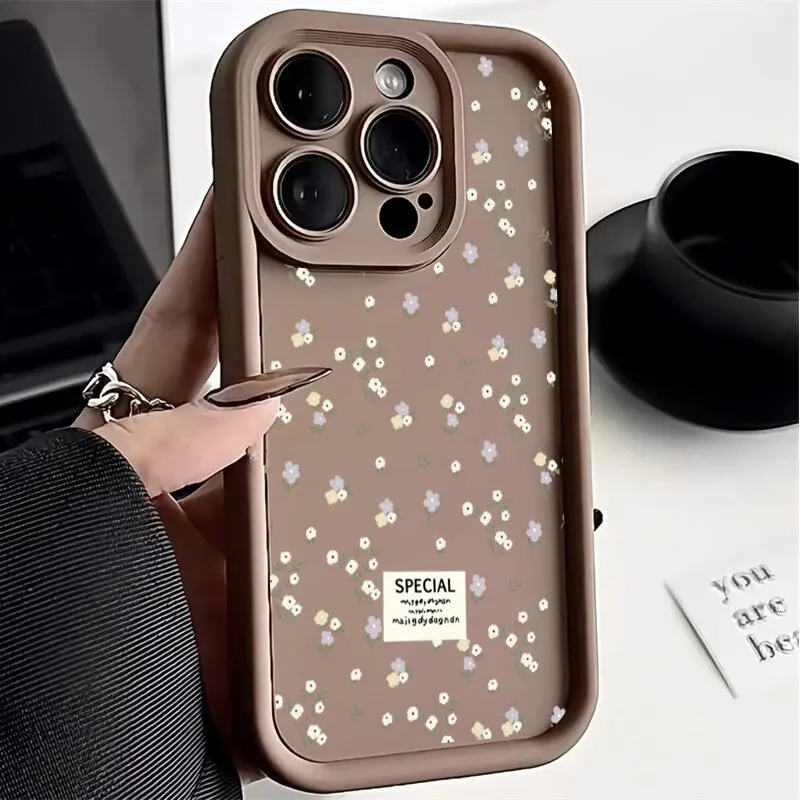 White Small Fragments Phone Case For OPPO Reno 12F 11F 10 5G 11 12 Pro 8T 6 8 Reno 7 4G 5 6 Lite A79 A78 A58 A77 A57 A98 A38 A18