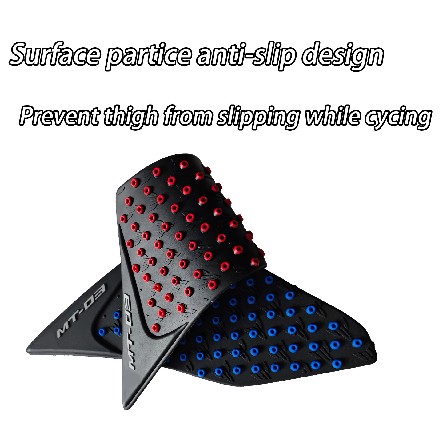 Compatible with Yamaha MT03 MT-03 2015-2019 Rubber Non-Slip Tank Traction Pads Scratch-Proof Stickers Heat-Resistant Side Sticke