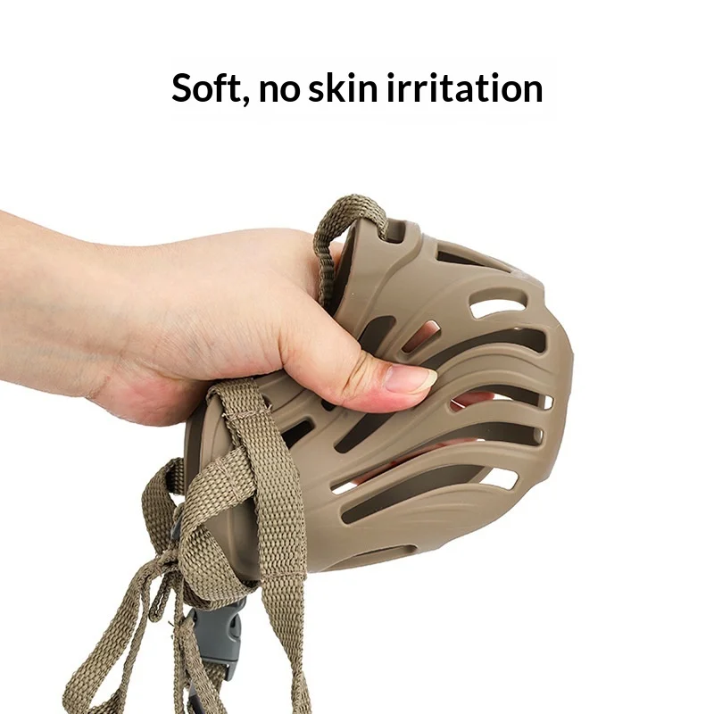 Dog Muzzle Anti-barking, Anti-biting, Anti-eating Dogs Mask, Anti-biting Handy Gadget Small, Medium and Large Dog Pet Mouth Mask view 2