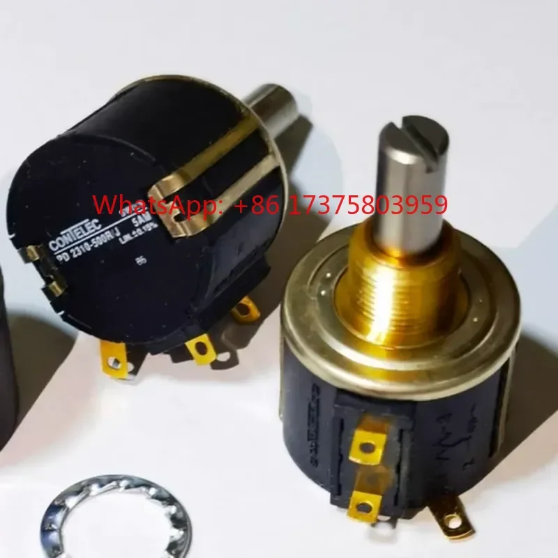 CONTELEC potentiometer, sensor, high-precision multi-turn potentiometer PD2310-500R/J