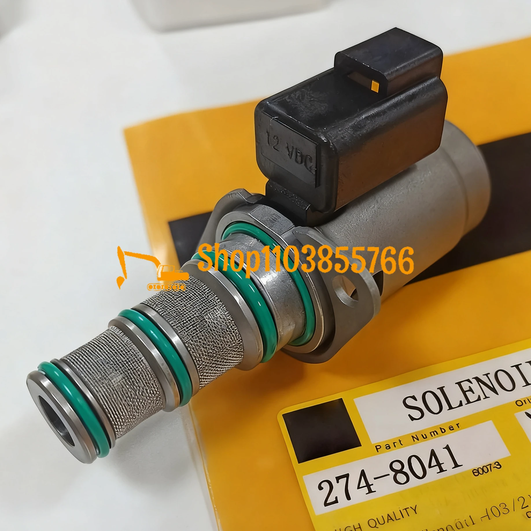 

Электромагнитный клапан 12 В 274-8041 2748041 для погрузчика 420E 428E 430E 420F 450F 901C 902, детали машин