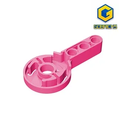 Gobricks GDS-994 Technical Rotation Joint Disk with Pin Hole compatible with lego 44224 children's DIY building blocks