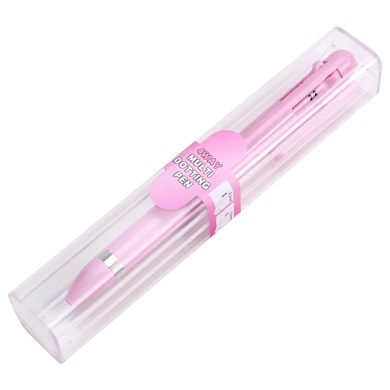 

A47F-4 In 1 Nail Dotting Pen Nail Drill Point Nail Tools DIY Manicure Nail Supply