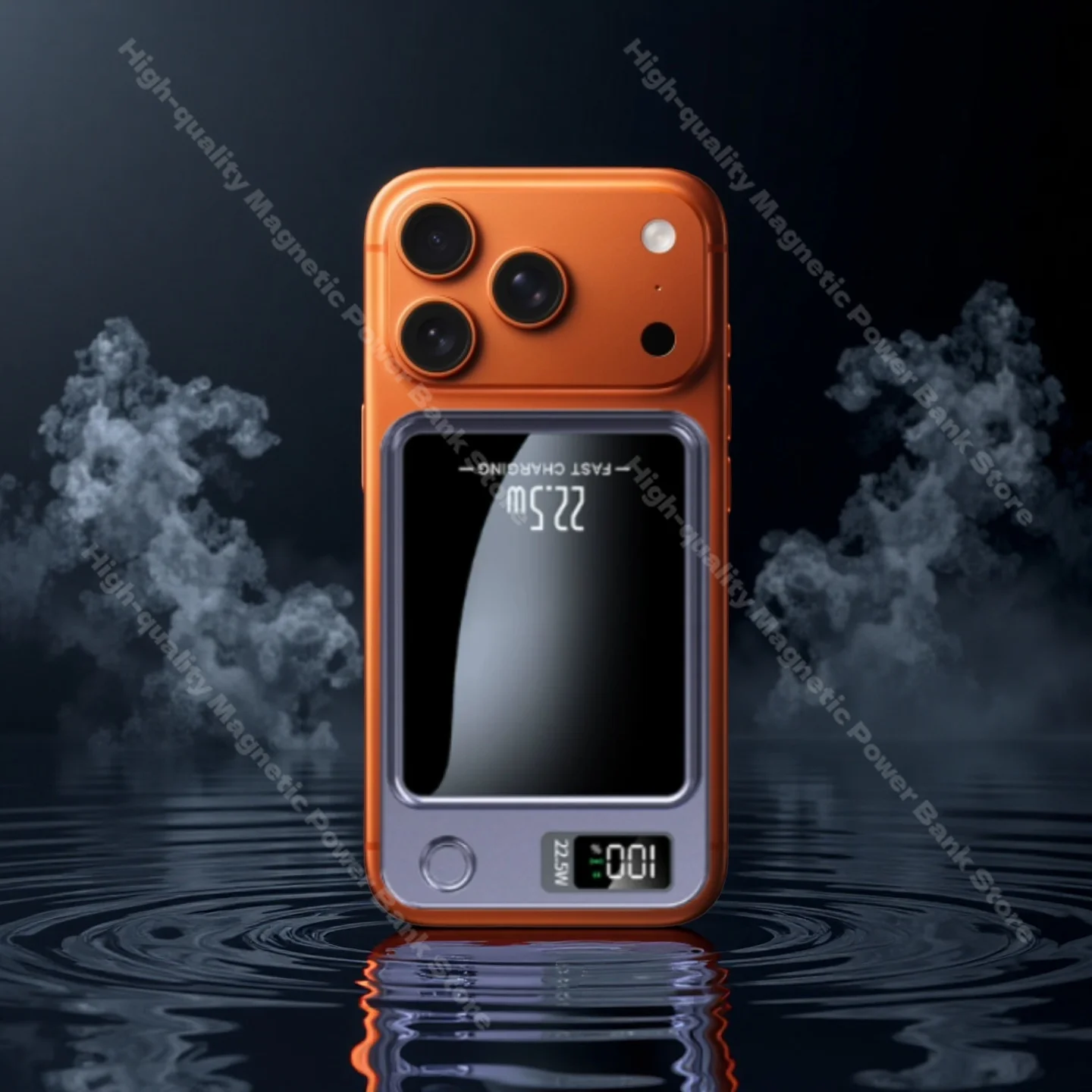 

2026 New 50000mAh Portable Magnetic Wireless Power Bank PD22.5W Fast Charging External Battery for Magsafe For iPhone Power Bank