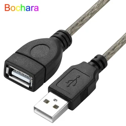 Bochara USB 2.0 Extension Cable Male to Female Foil+Braided Dual Shielded 1.5m 3m 5m 10m