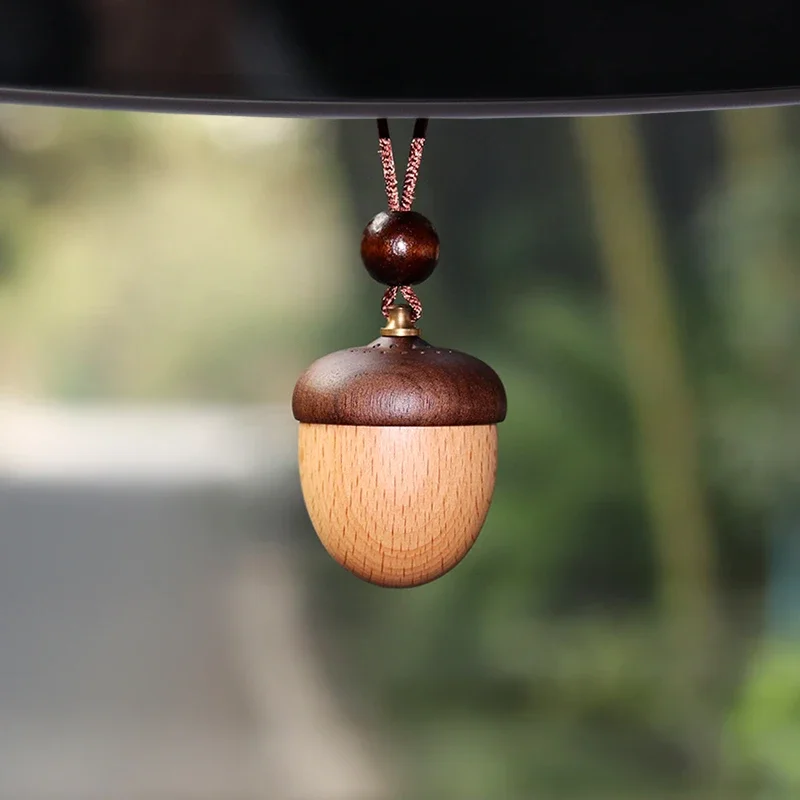 Car Perfume Pendant Aromatherapy Pendant Men's Premium Solid Wood Fragrance Lasting Light Fragrance