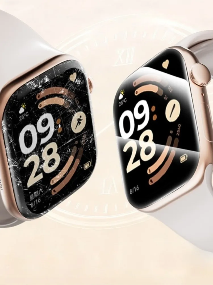 واقي شاشة لساعة Redmi Watch 6 طبقة هيدروجيل مضادة للخدش، طبقة حماية ناعمة شفافة عالية الدقة لملحقات Redmi6 #4