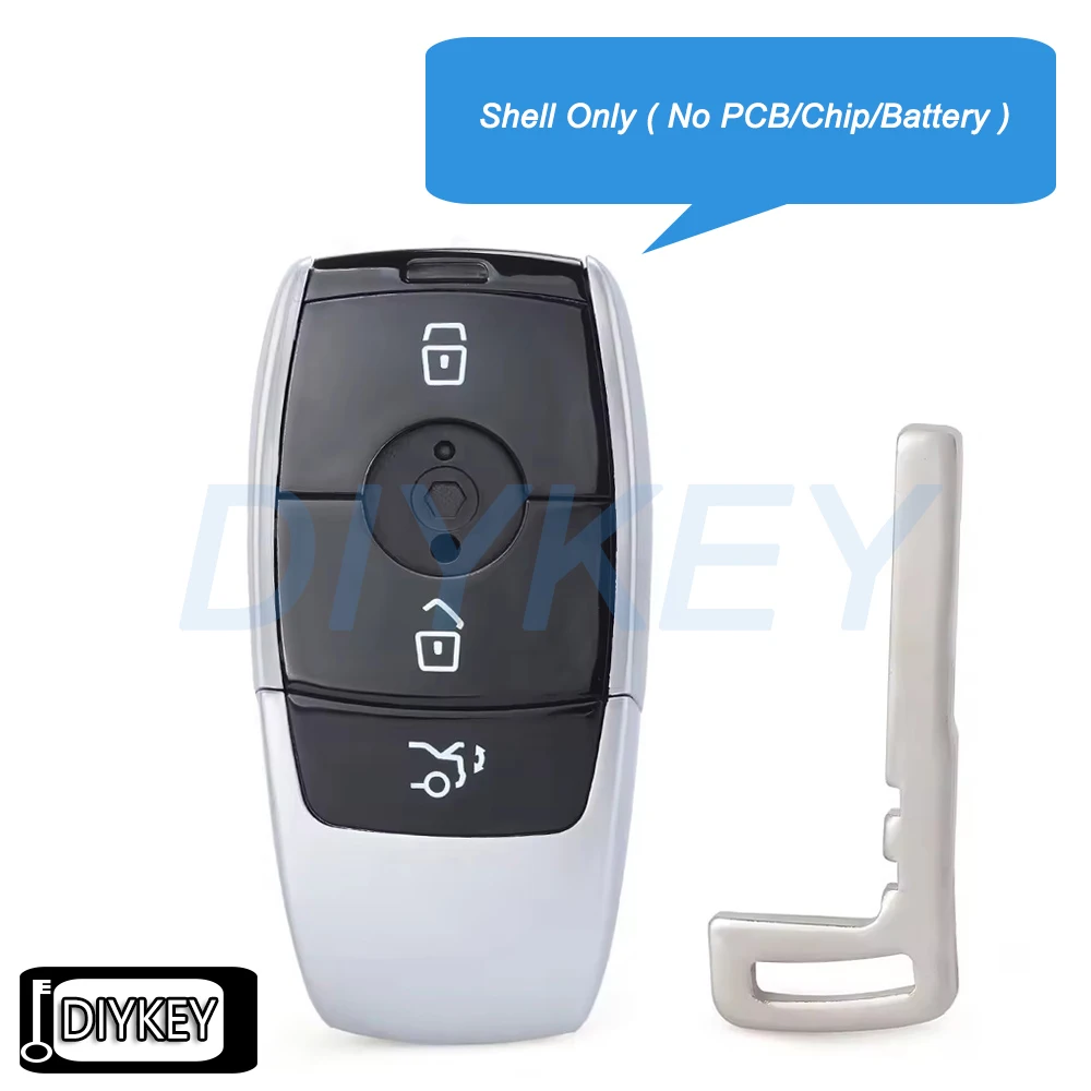 

3 Buttons Case Smart Remote Car Key Fob Shell Cover for Mercedes-Benz A C E S G Class GLC CLE CLA GLB GLS W177 W205 W213 W222