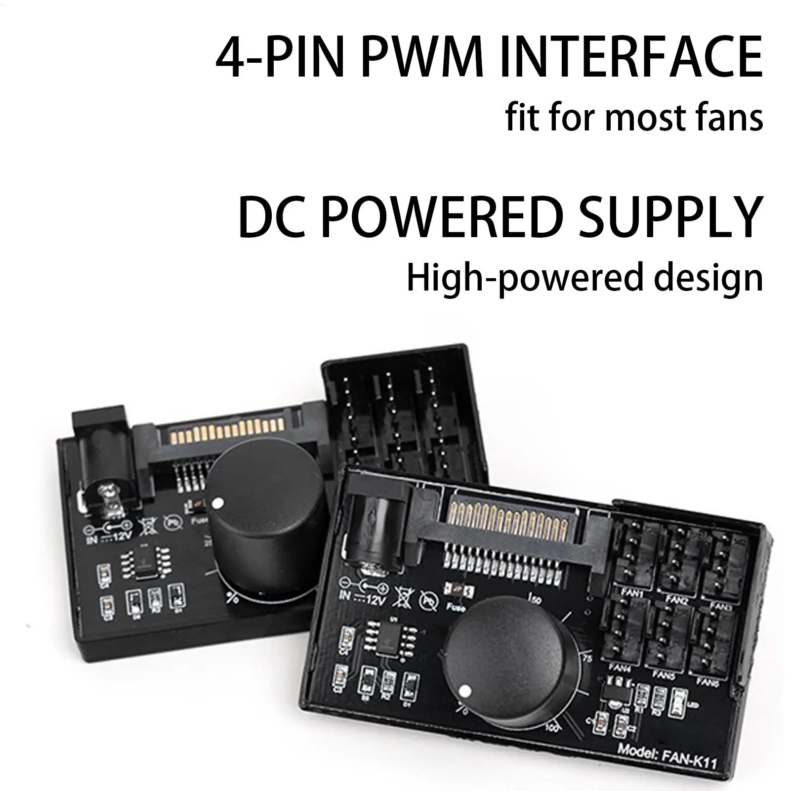 محور وحدة تحكم بمروحة الكمبيوتر، محور محول مروحة الكمبيوتر الشخصي، ملحقات تبريد واجهة 4 دبوس لخادم محطة العمل وغرفة الألعاب والكمبيوتر المحمول