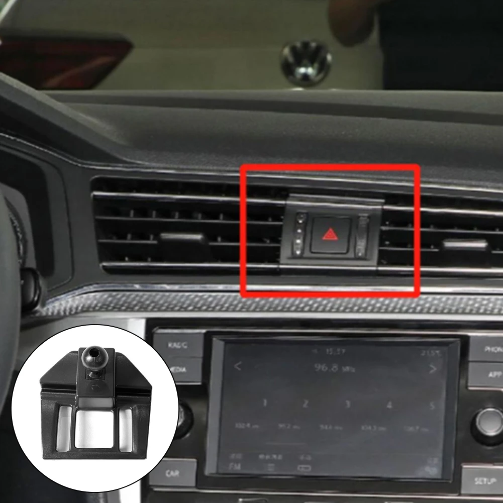 حامل جوّال بلاستيكي للسيارة مشبك حامل قاعدة خاصة ل Volkswagen VW Golf 6 7 8 POLO PLUS TCROSS Tiguan L X Passat Touran L #3