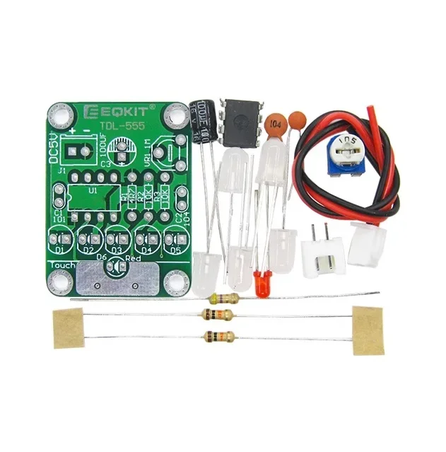 DIY Kit Touch LED Licht Kit Touch Delay Lampe elektronische Teile Produktion DC 5V einstellbar 3s bis 130s einstellbar