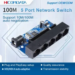 デスクトップクイックイーサネットネットワークスイッチ、ミニスイッチング、ギガビット、LANハブ、rj45、pcba、1000m、5、8ポート