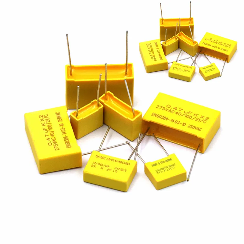 10 SZT./Lot Kondensator X2 275VAC 0.01 0.033 0.1 0.15 0.022 0.22 0.33 0.47 0.56 0.68 0.82 1 1.2 2.2uf Kondensator Foliowy Polipropylenowy — zdjęcie produktu 5