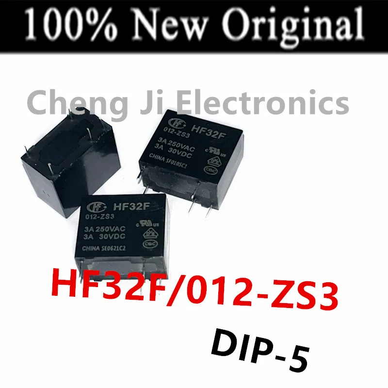 10PCS/Lot  HF32F/012-ZS3 、HF32F/024-ZS3 、HF32F/005-ZS3  DIP-5  New power relay   HF32F-005-ZS3 、HF32F-012-ZS3 、HF32F-024-ZS3