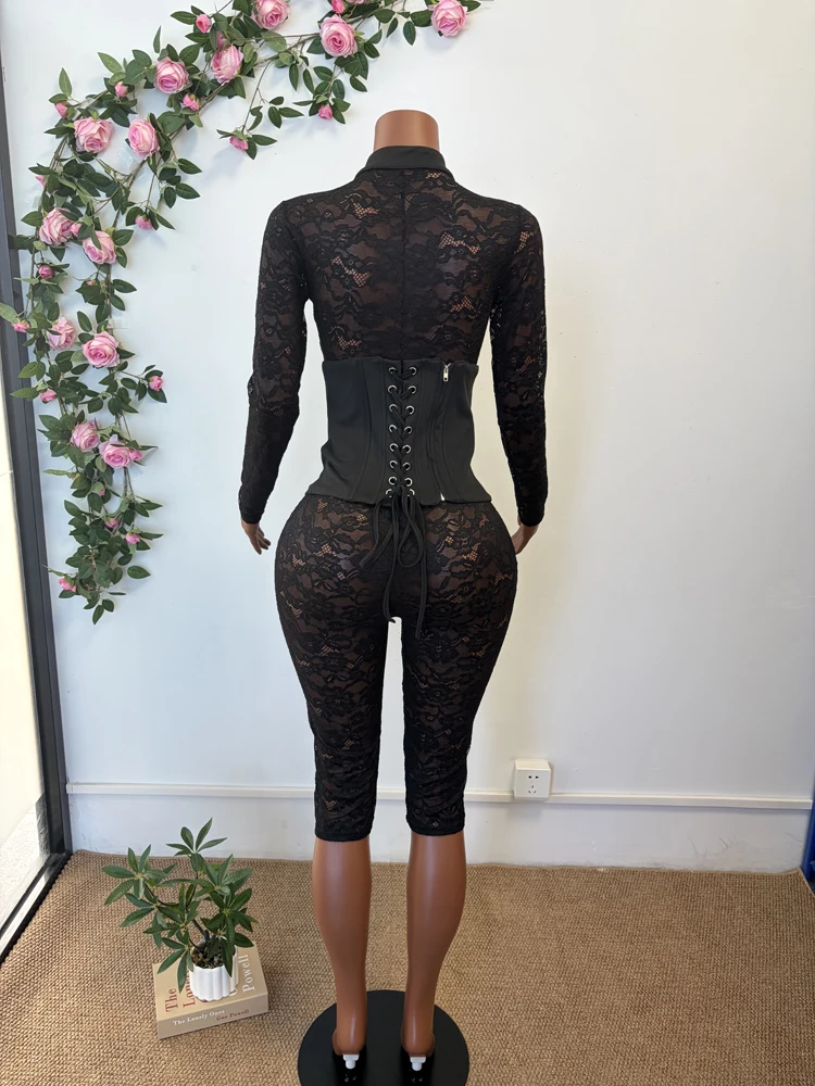 Women Mandarin Collar Keyhole - Romper Floral Print 评论和价格