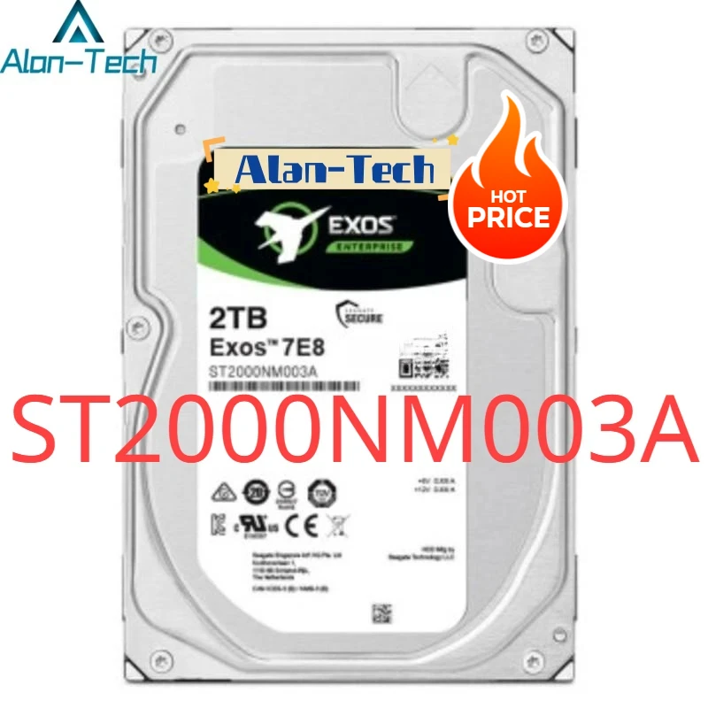 For Sea-gate ST2000NM003A  Galaxy Enterprise 3.5-inch 2T  Array SAS Disk Storage Server 7200RPM 256MB SAS 3.5 12 Gb/s 256MB