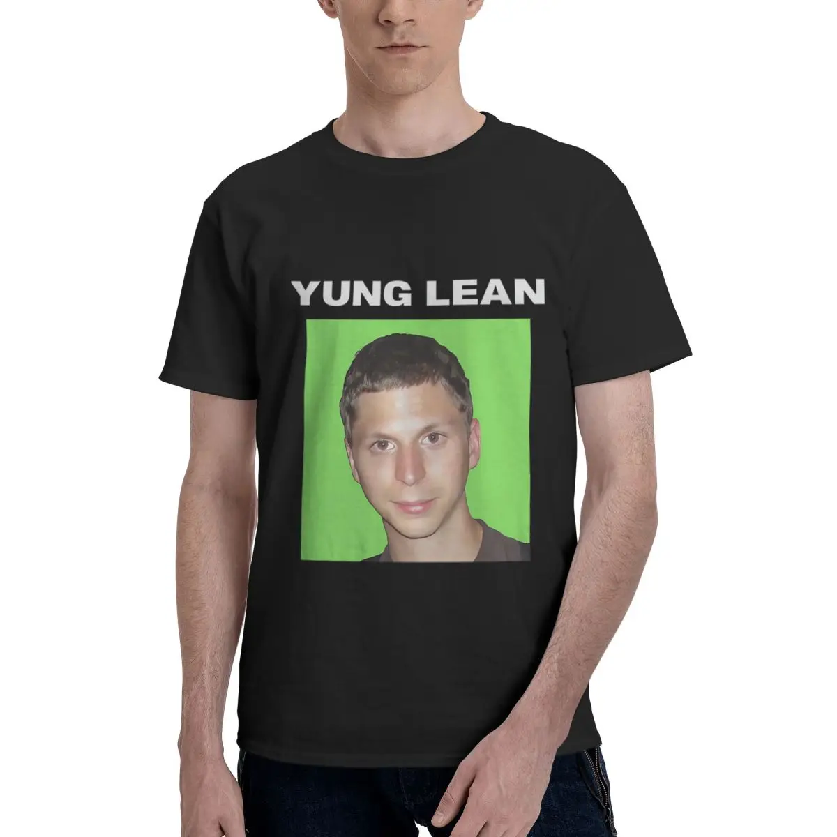 

Yung Lean Michael Cera, 100% хлопок, повседневные дышащие удобные мужские футбольные рубашки, 2025 г., мужская одежда