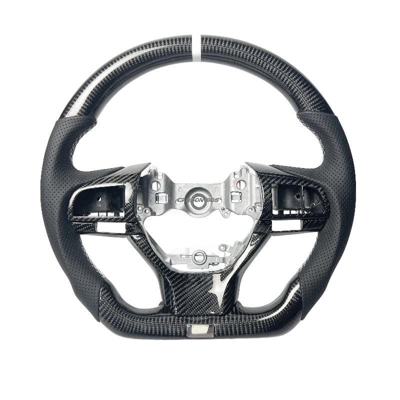

Glossy Carbon Fiber Steering Wheel Upgrade Kit for Lexus IS ES Support Older Models Upgrade to New Stylish Wheel