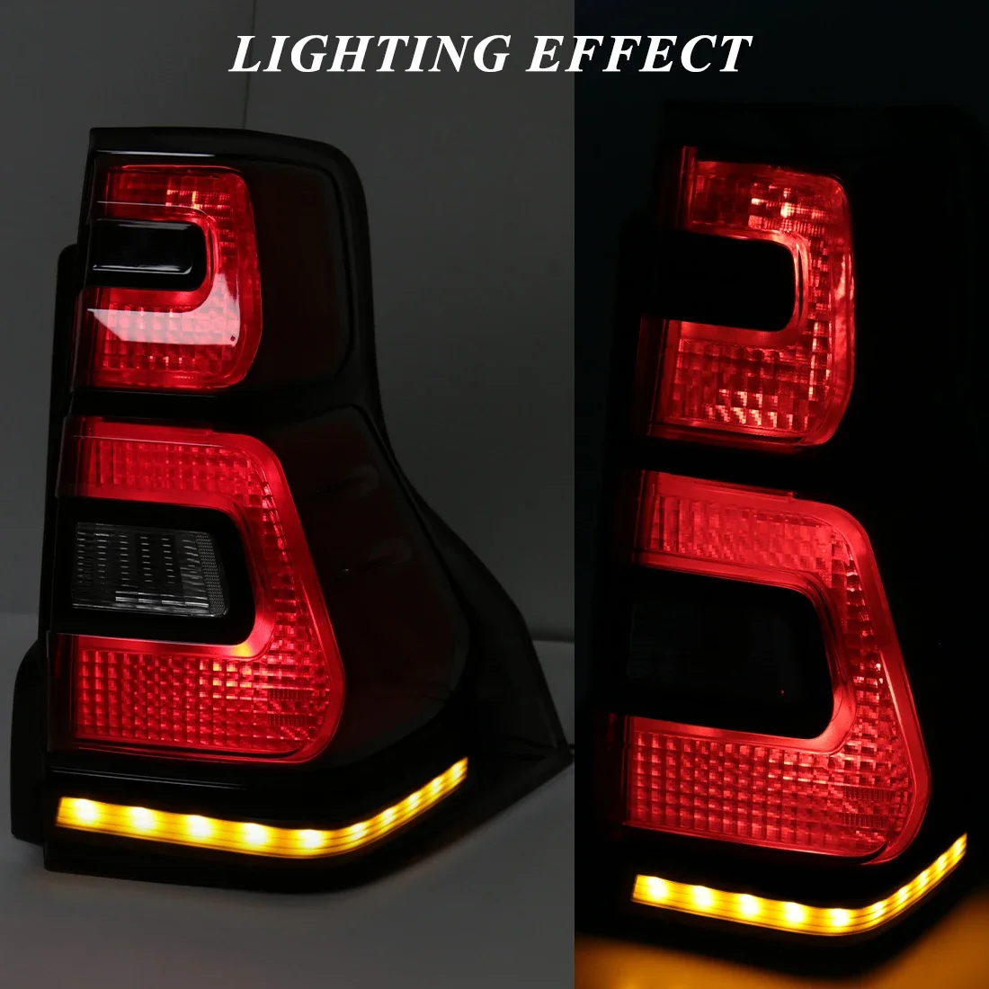 LED Tail Lamp For Toyota Land Cruiser Prado FJ150 LC150 GRJ150 2018 2019 2020 Rear Driving Turn Signal Light Brake Taillights