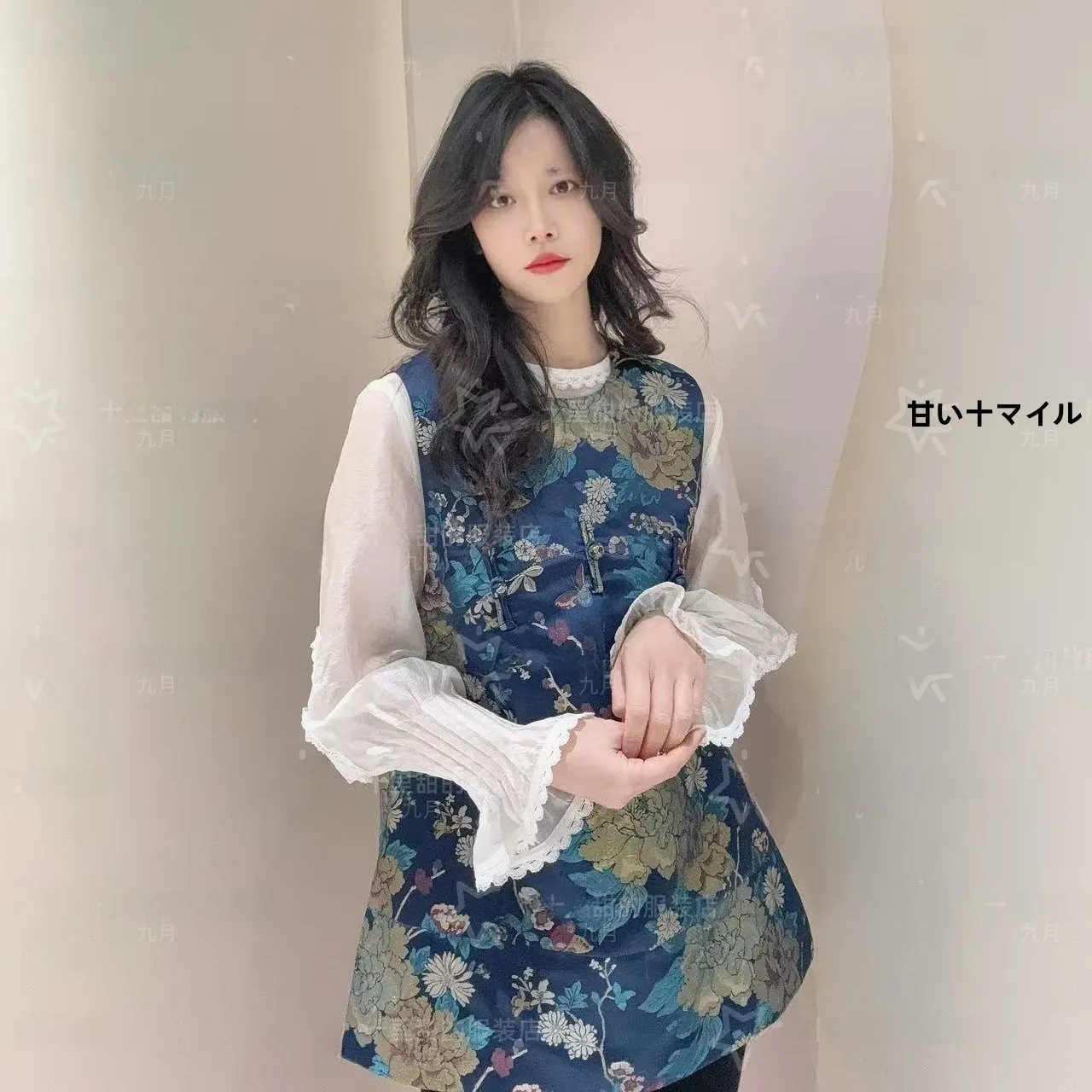 

Новая китайская вышитая юбка-жилет средней длины с цветочным узором и вышивкой высокой четкости, изготовленная на заказ