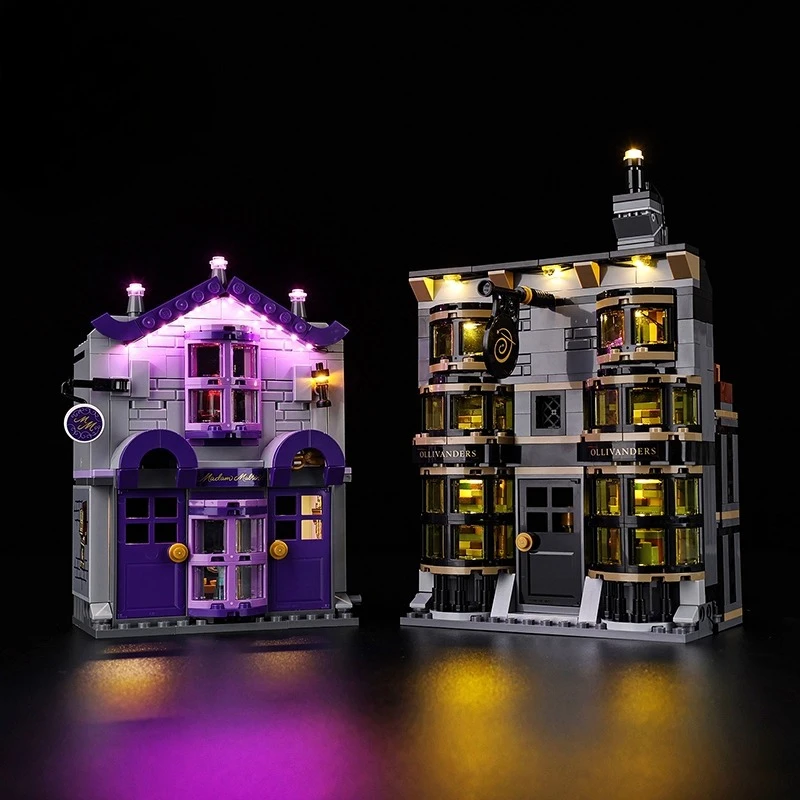 Kein Modell LED-Beleuchtungsset passend für LEGO Ollivanders & Madam Malkin's Robes 76439 (Bausteine nicht im Lieferumfang enthalten)