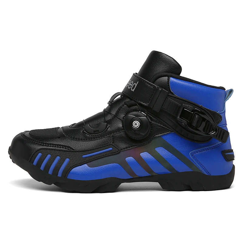 

Motorcycle boots four seasons men's anti-fall boots anti-skid pull boots racing shoes off-road cycling boots Competitive boots