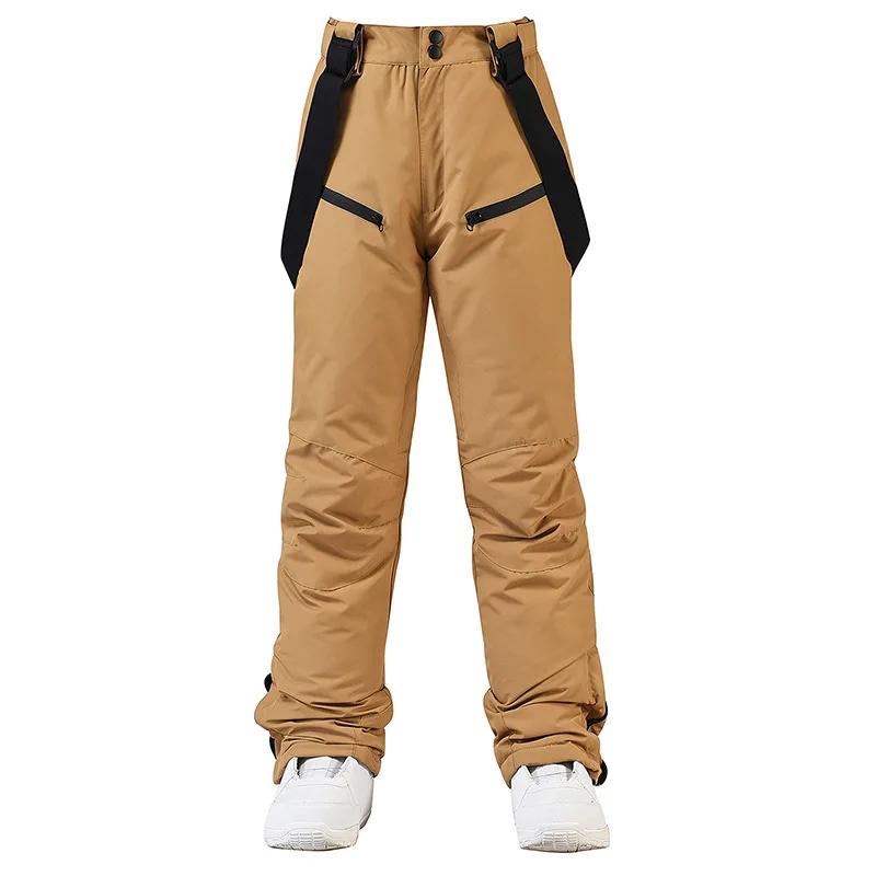 Waterproof Breathable Ski Pants for Men, Outdoor Camping Hiking and Mountaineering Trousers, Winter Snowboard Pants,-30 Degree,