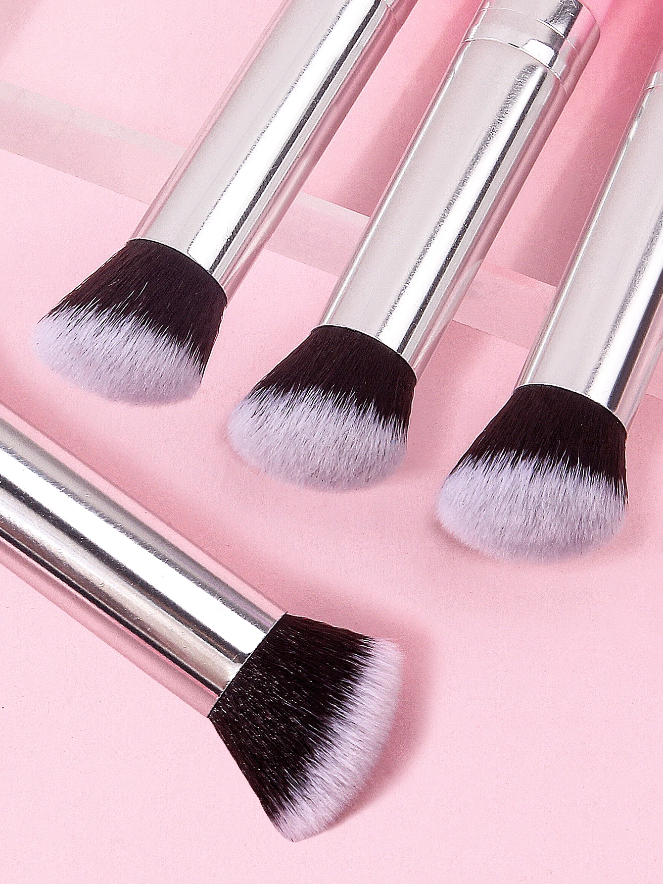 3 قطع من فرشاة كونسيلر الناعمة بزاوية، فرشاة كريم الأساس، فرشاة أحمر الخدود، أداة فرشاة مكياج الوجه المحمولة متعددة الوظائف #3