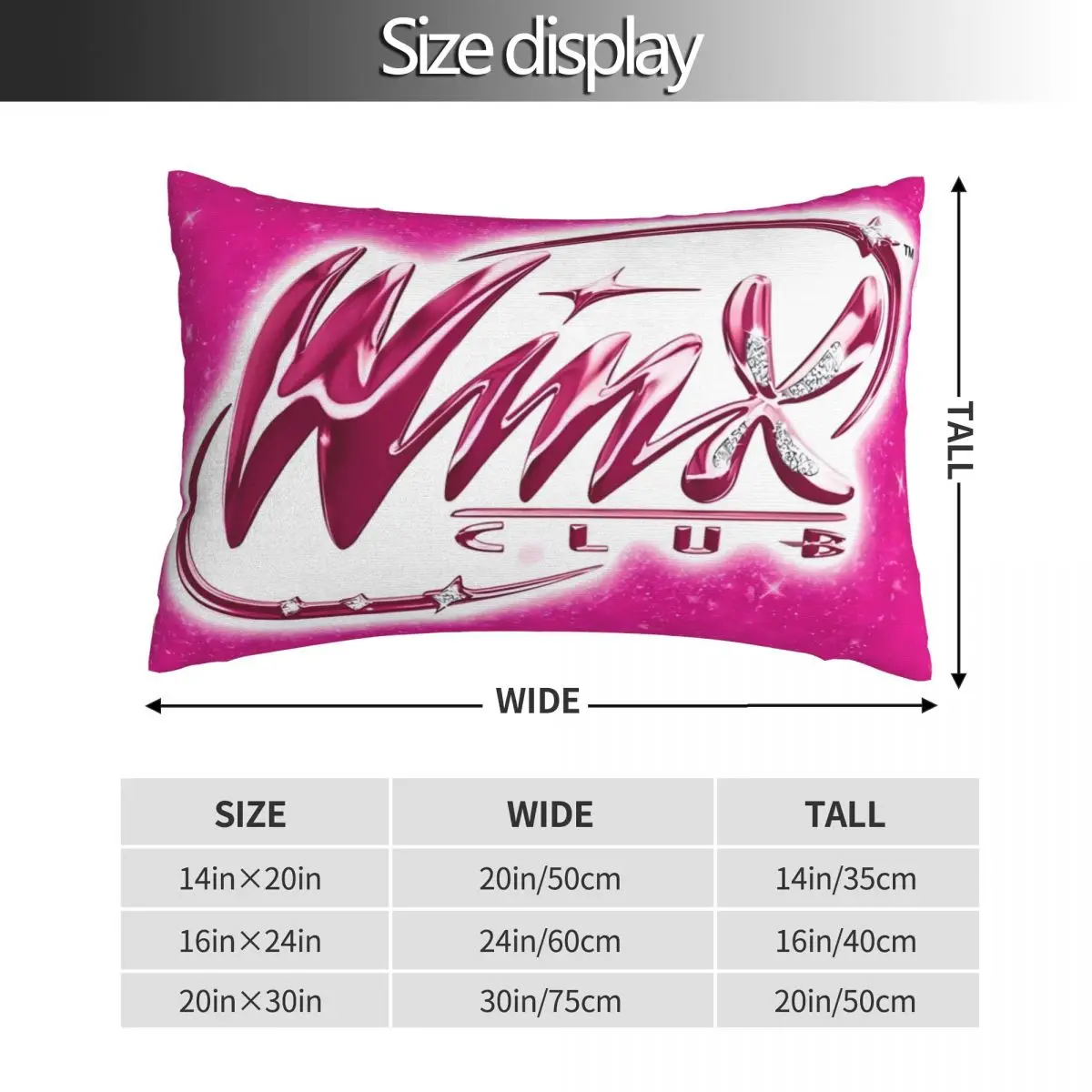 Winx Saga Club Pillow Cases Lightweight Super Soft Easy Care Microfiber Pillowcases, Gifts for Women Men - 2-Pack