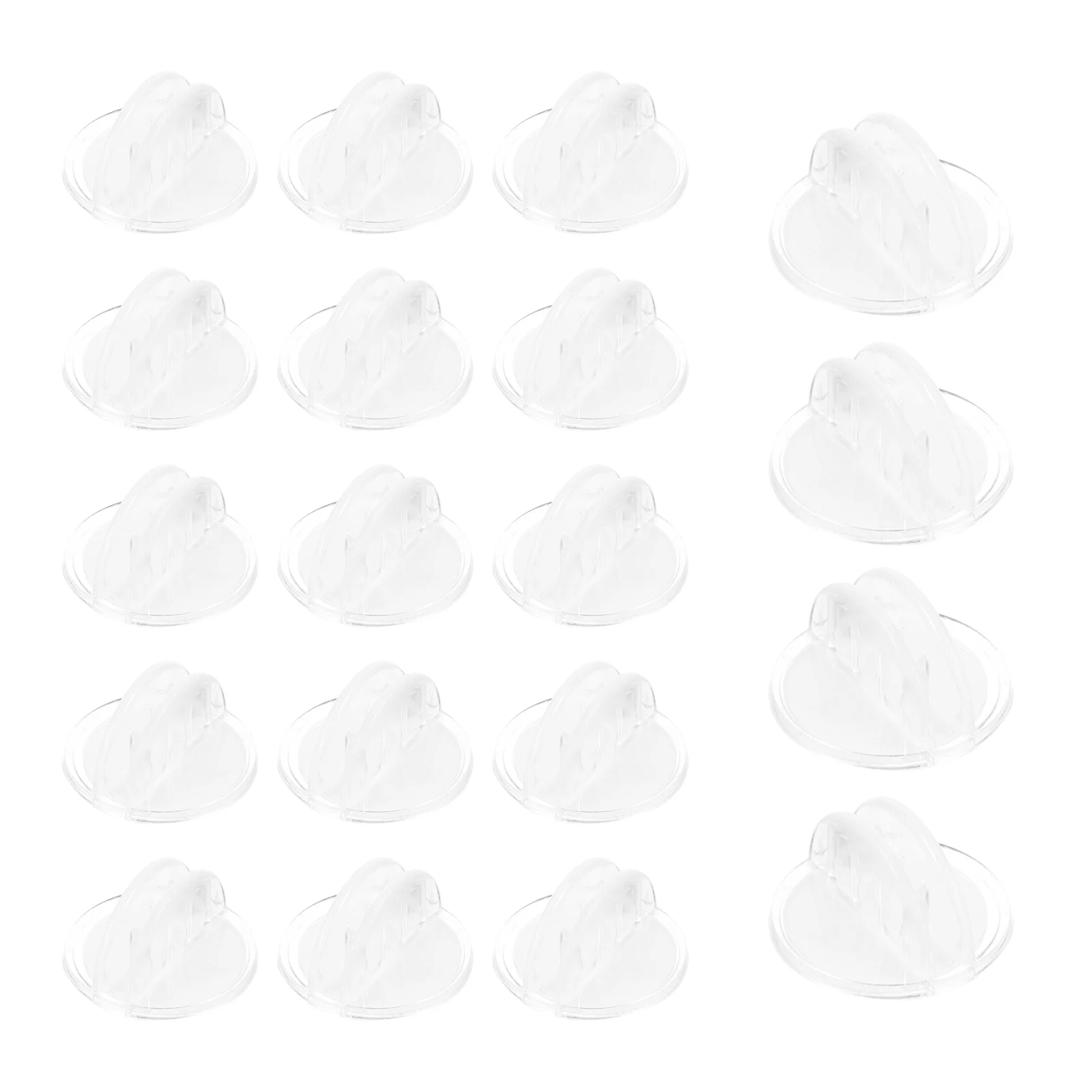 100 Pcs Merchandise Clips Sign Holder Stand Tag The Retail Price Pp Plastic Display Shelves