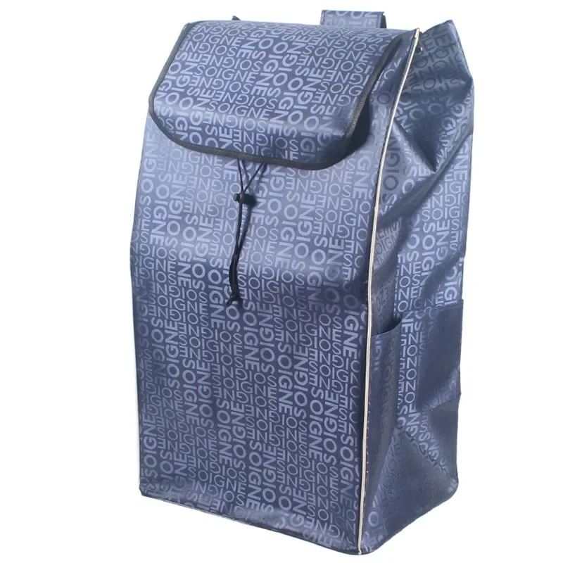 

Shopping Bags for Trolley Cart, Portable Handbag for Women, Foldable Large Capacity Basket, Convenient Shopping Trailer