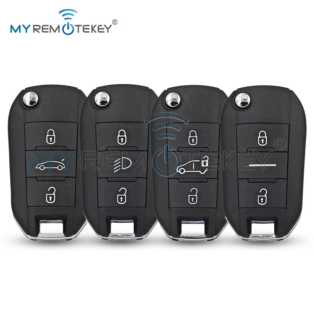 

Откидной корпус дистанционного ключа REMTEKEY HU83/VA2 для Peugeot Expert Partner 508 308 3008 Citroen C3 C4 C4L Elysee Dispatch Berlingo