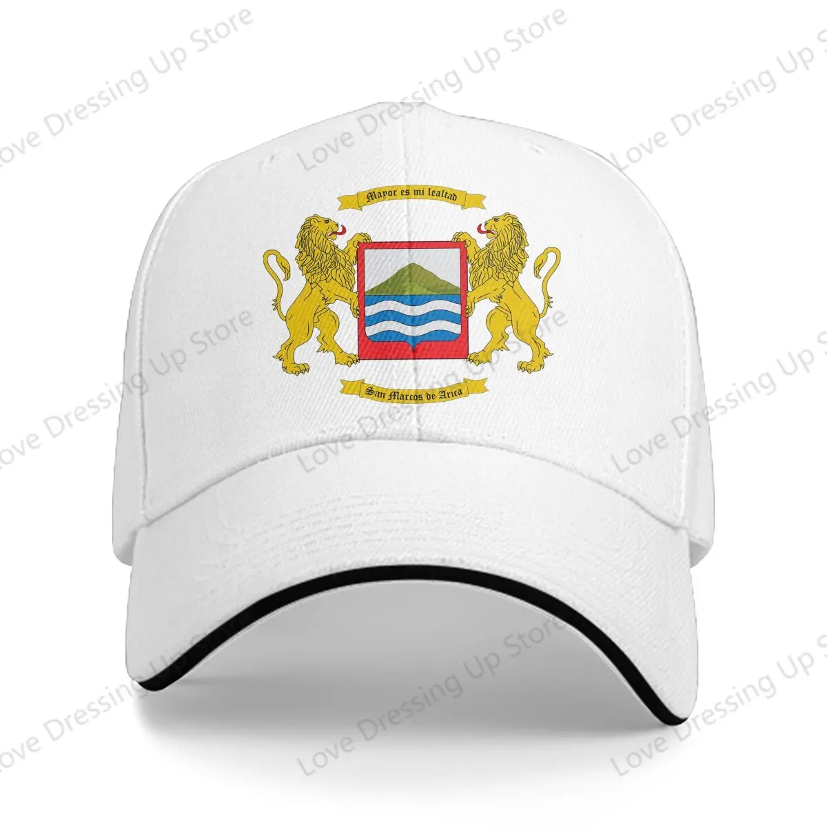 Summer The Americans Coat of Arms of Arica Baseball Cap personality Outdoor Running Hat Outdoor sunshade hats Unisex Gift