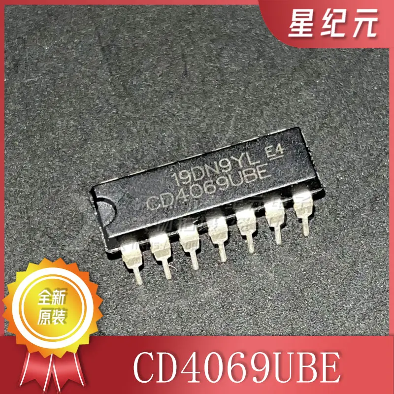 

[IN STOCK]1 Piece New Original CD4069UBE CD4069 CD4069BE DIP14 Logic Chip Quality Assurance