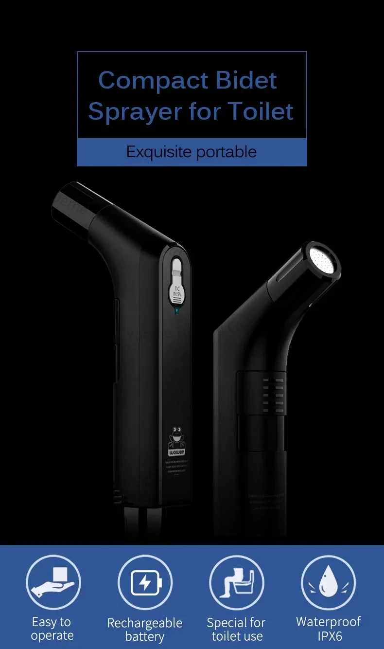 

Гигиеническая чистка мусульманского штурфа, компактный дизайн, универсальный набор для чистки, туалетный штурф, новейший портативный дорожный опрыскиватель для биде