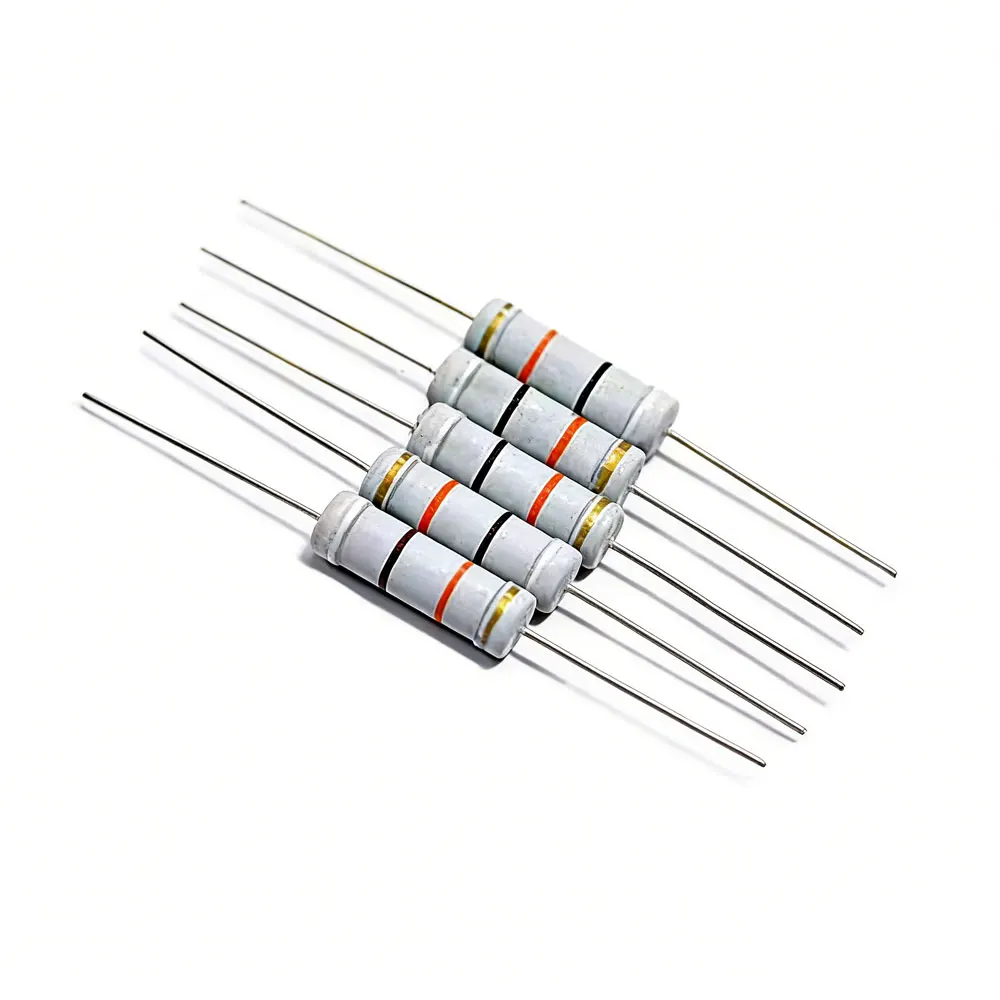 Image of 10 Stück 5W Kohleschicht-Widerstände 5% 0,1R~1M 0,2 0,47 2,2R 10R 22 47 51 3,3 33 5,1 470R 1K 4,7 47K 10 22 51 100 150 Ohm Widerstand