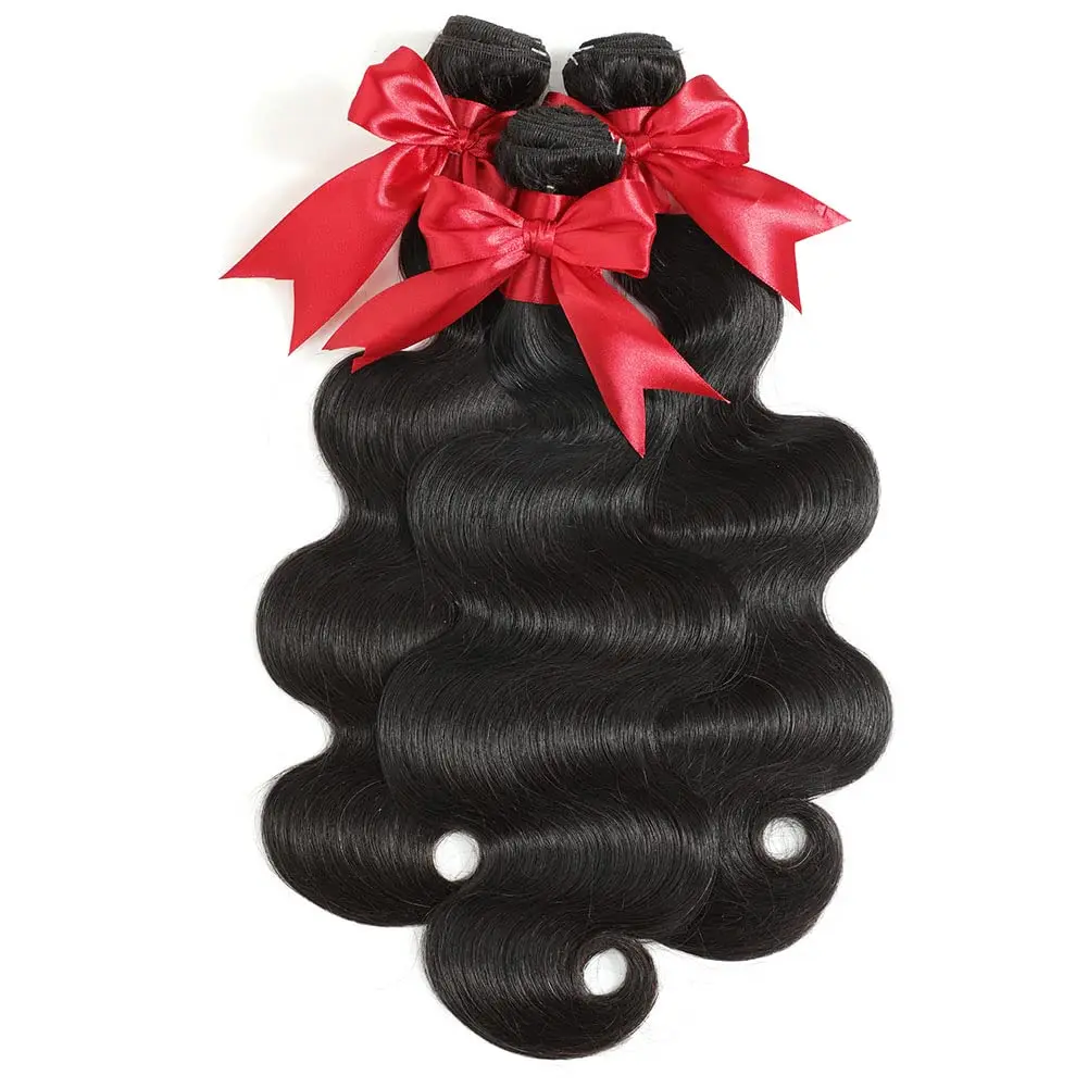 Human Hair Bundles 16 18 20 Inch Body Wave Bundles Human Hair 100% Unprocessed Brazilian Virgin Hair