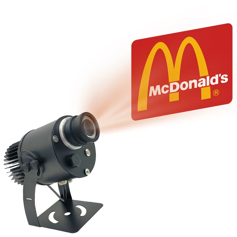 

Custom 50W/80W Gobo Rotating LED Projector Light Waterproof Outdoor Building Advertising Aluminum Alloy Lamp IP65/IP67 Glass