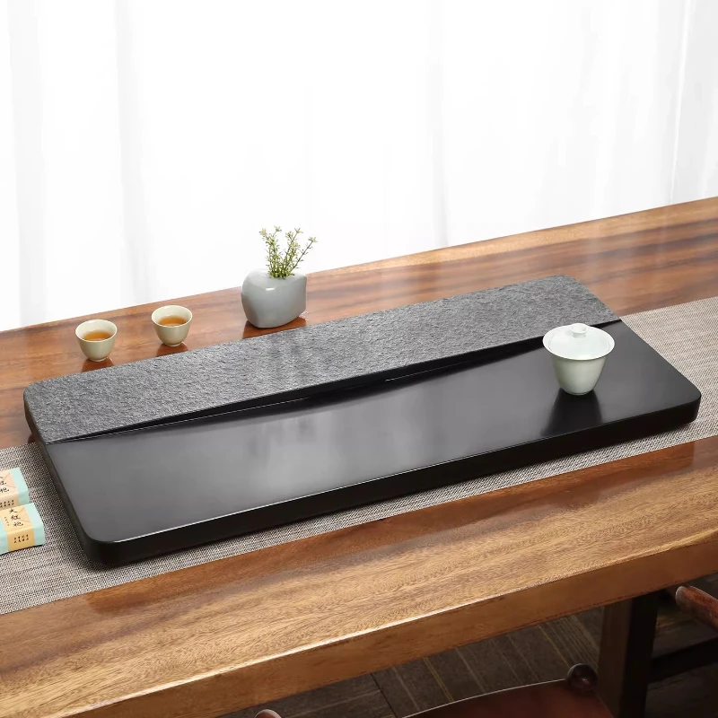 Modern Tea Tray Natural Stone Original Nordic Vintage Gongfu Tea Tray Chinese Supplies Marble bandeja madera Rectangular Tray