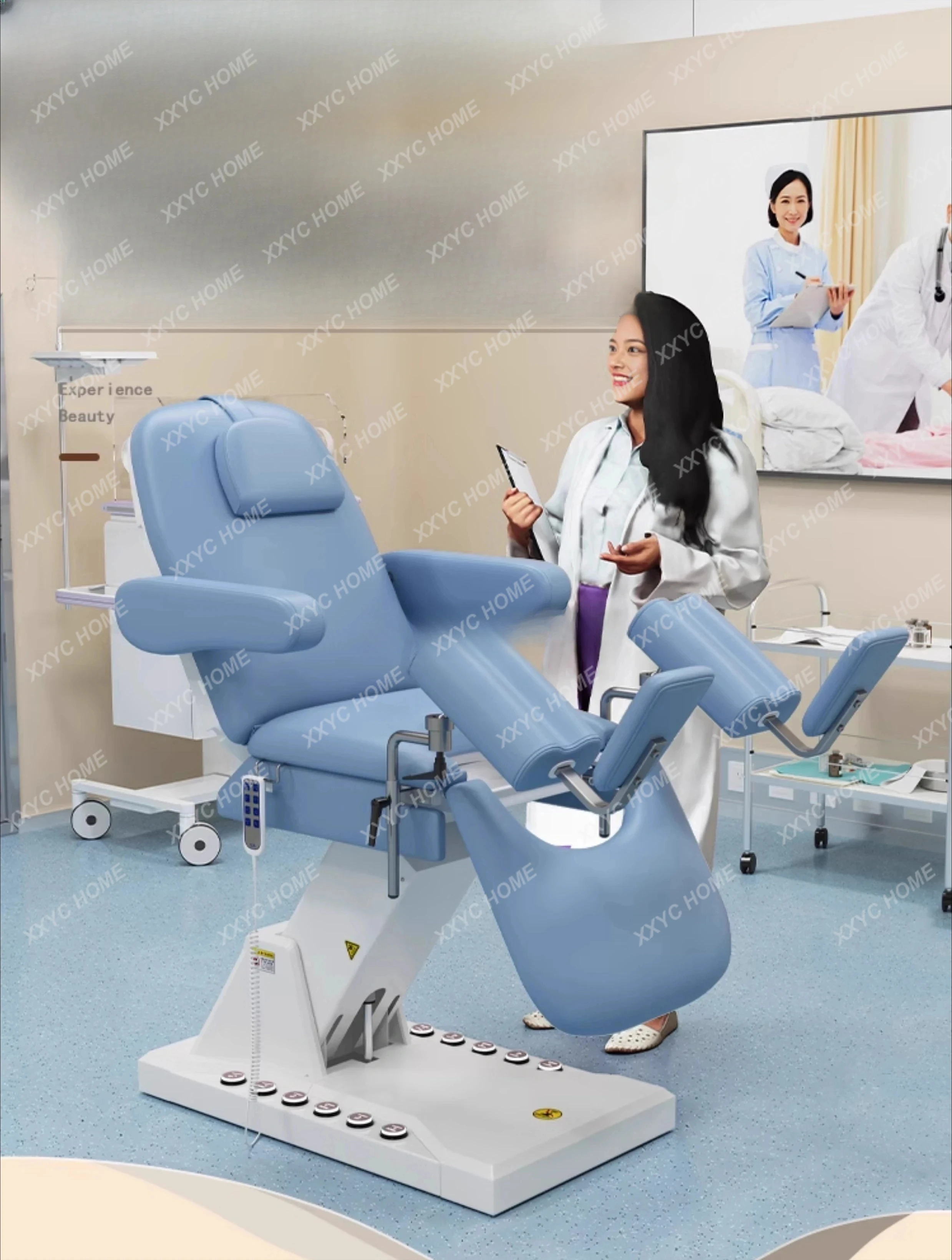 

Electric gynecological bed Professional examination Medical care Rinse lift beauty bed