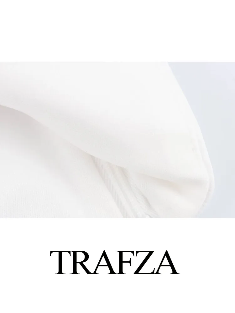 TRAFZA-top feminino com gola alta, camis sexy, top monocromático sem mangas, top sem costas, streetwear oco, verão, 2022