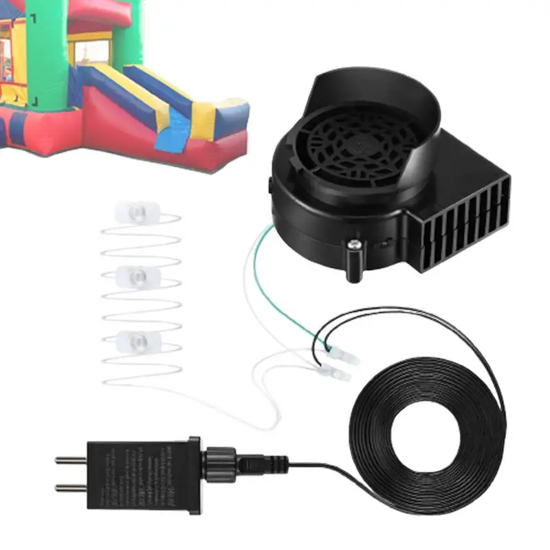 

12V Inflatable Air Blower Blowing Fan With LED Light String Replacement Blower Fan for Christmas Garden Yard Inflatable Decor