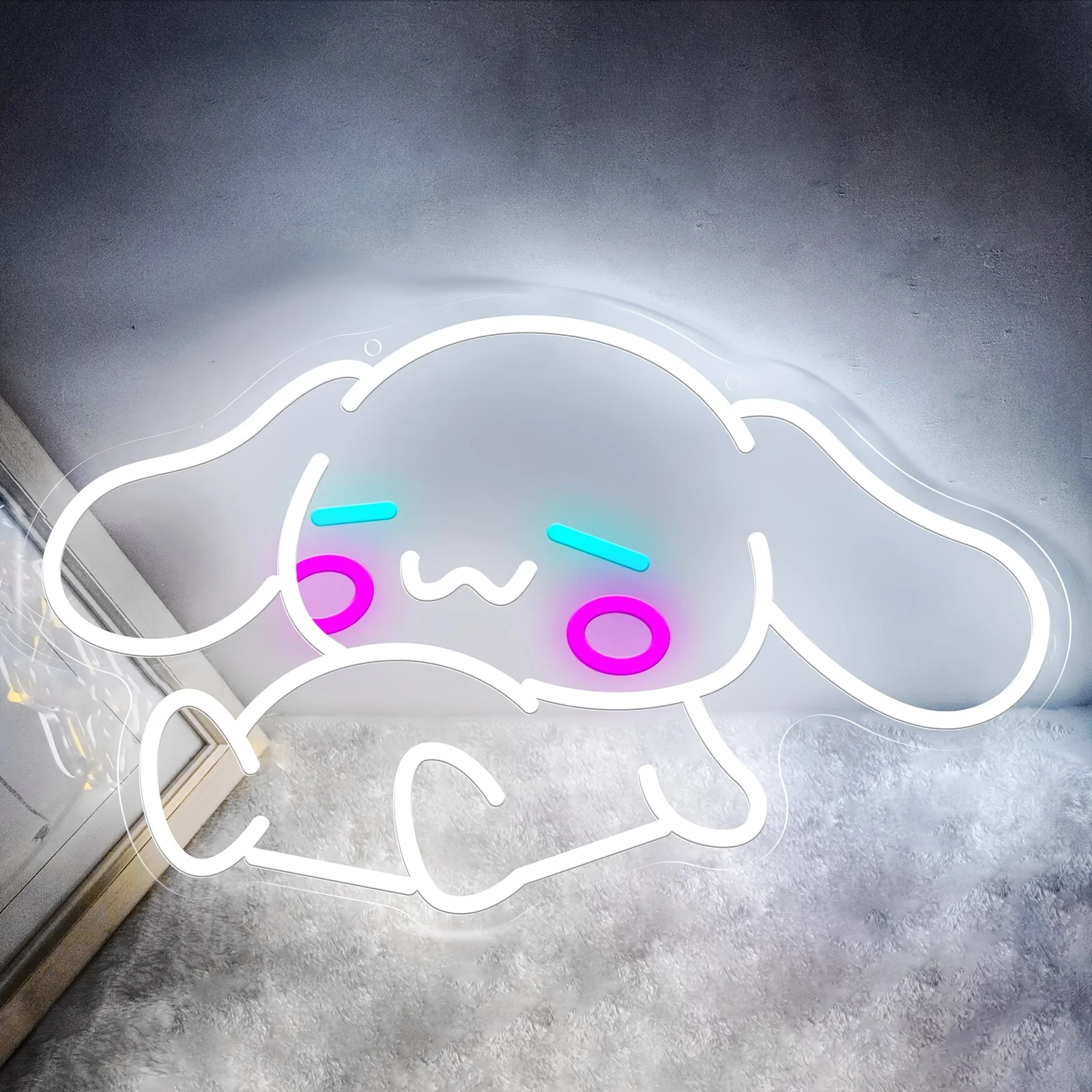 

Светодиодная неоновая вывеска Pompompurin Sanrio для декора стен, неоновая лампа с питанием от USB для гостиной, свадебной вечеринки, спальни, кафе, подарок