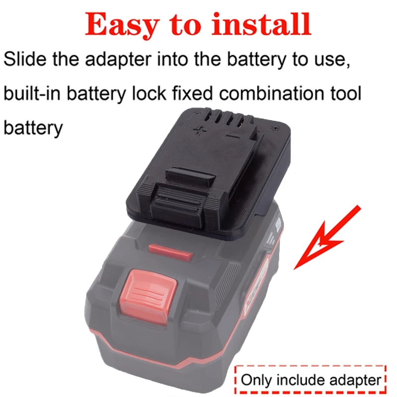 Adattatore batteria per BLACK + DECKER 20V convertitore di strumenti agli ioni di litio a Lidl Parkside X20V adattatore per batteria agli ioni di